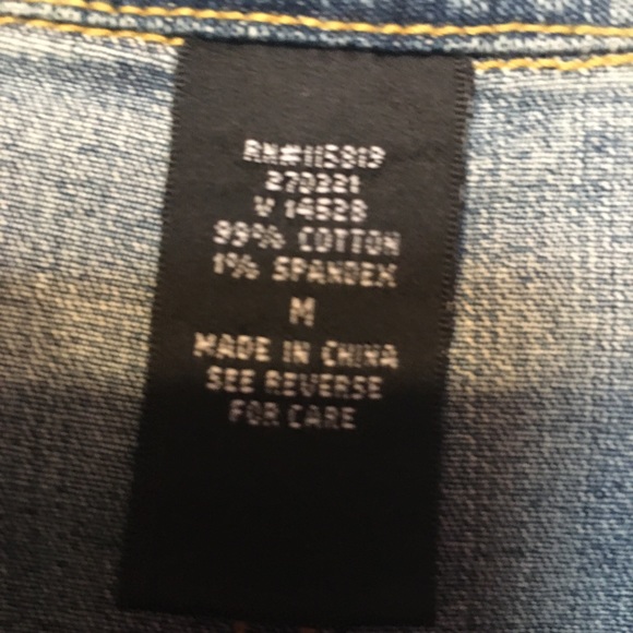 Vintage Pierre Cardin Blue Jean Jacket  Item #064 - Picture 7 of 8